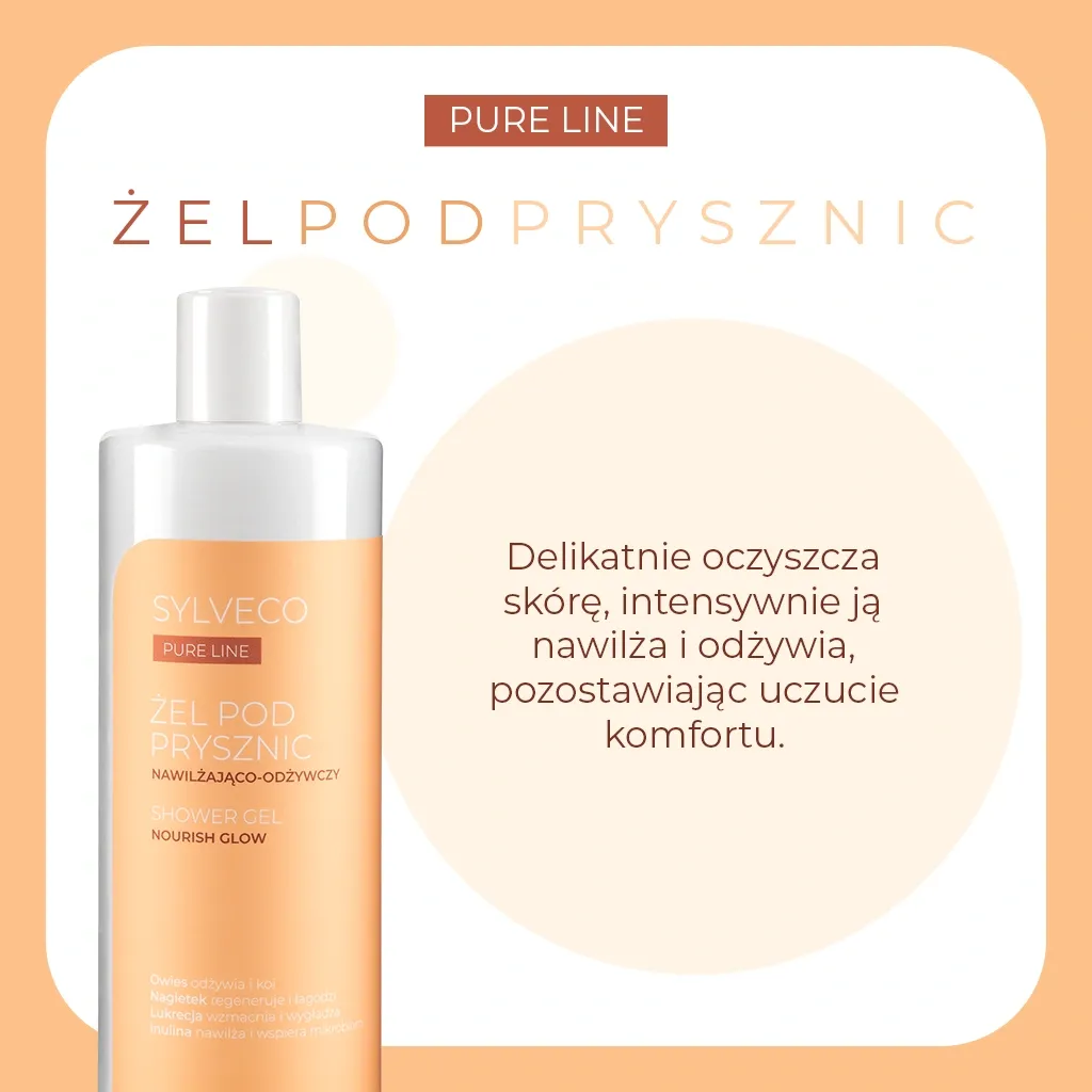 Sylveco Pure Line Showergel Citrus fugt