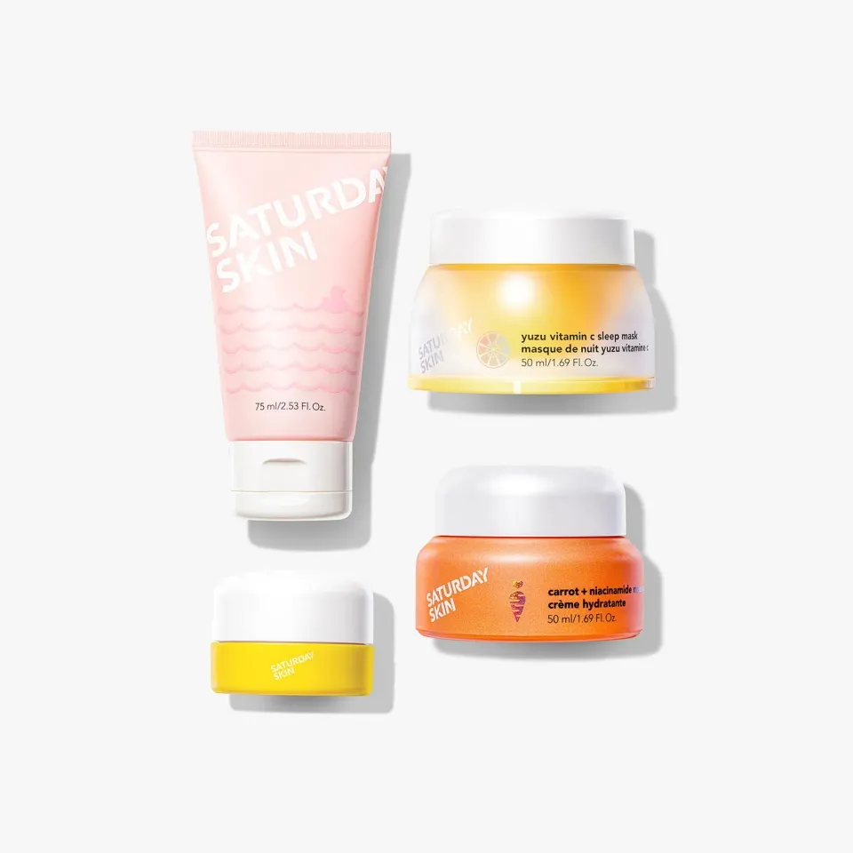 Saturday Skin Superfood Super Glow hudplejesæt 4 dele