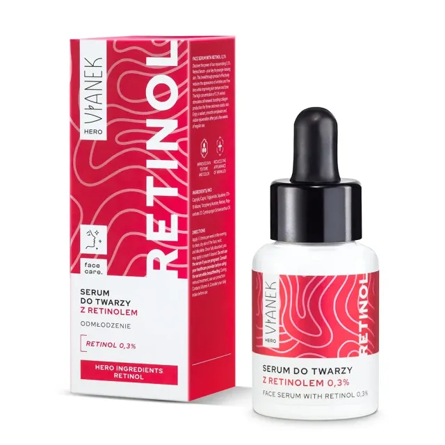 Vianek Hero ansigtsserum retinol 0,3% aften