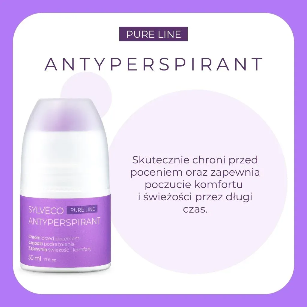Sylveco Pure Line antiperspirant vanilje mild