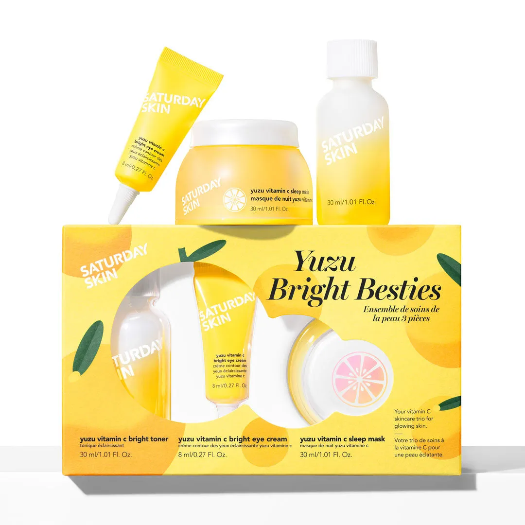 Saturday Skin Yuzu Bright Besties 3-trins sæt mini