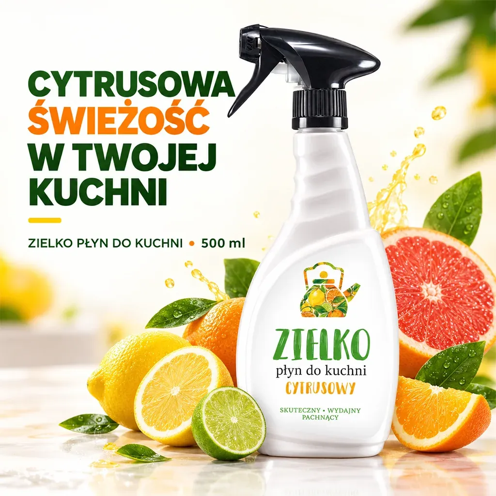 Zielko køkken spray citrus mod fedt