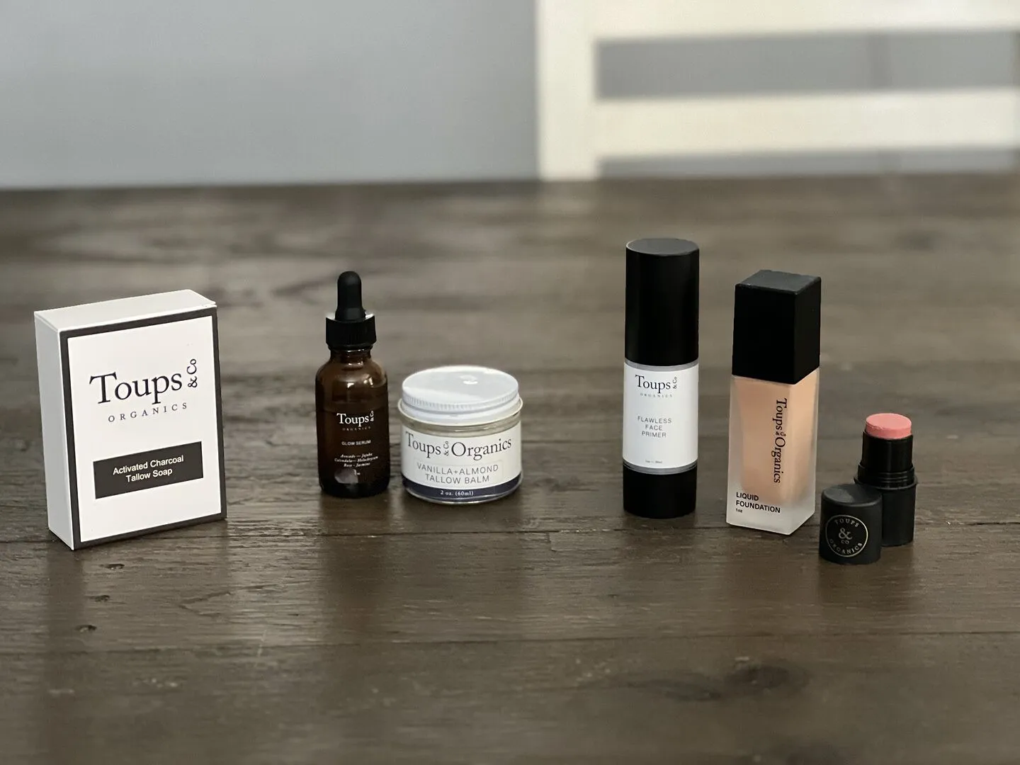 Toups and Co Organics Cream Cheek Tint blush Pink Frost mat