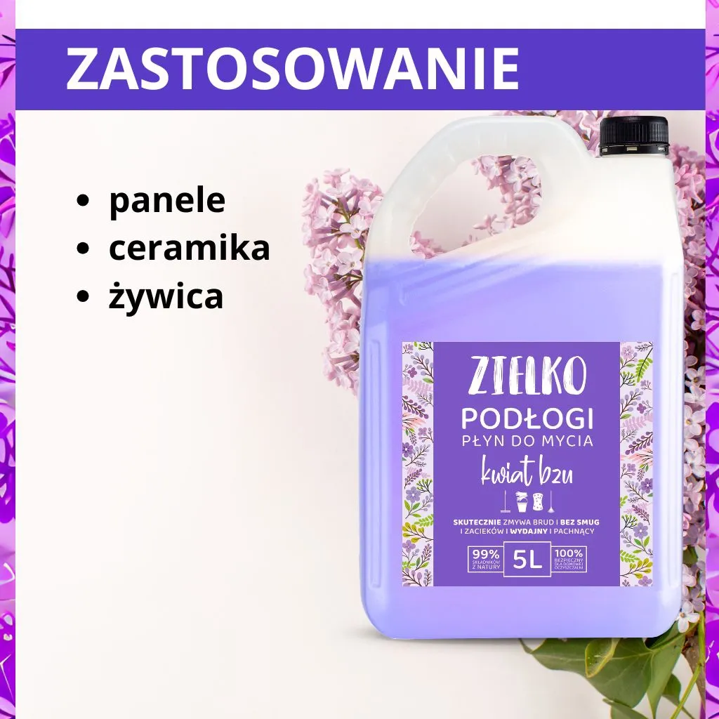 Sylveco Zielko gulvvask 5L syrenblomst