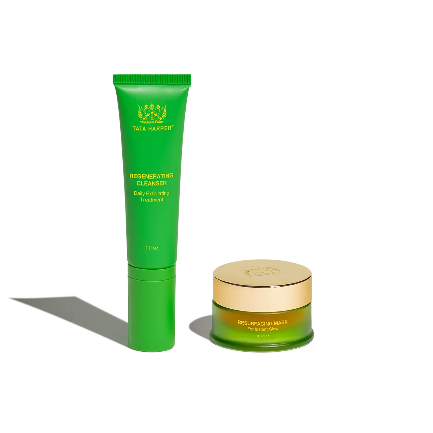 Tata Harper Instant Glow Facial ansigtssæt peeling glød