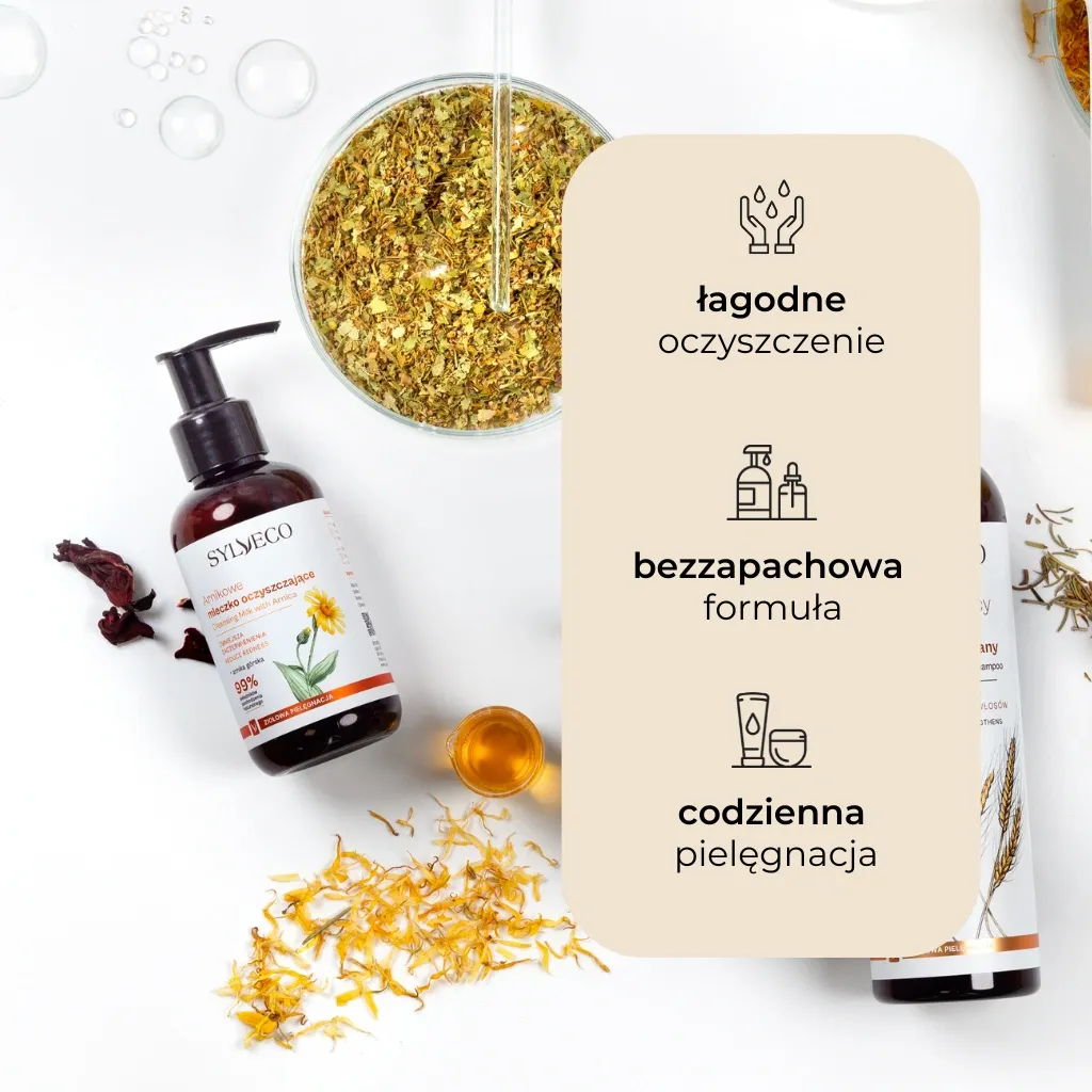 Sylveco Arnika Rensemælk 150 ml uden parfume
