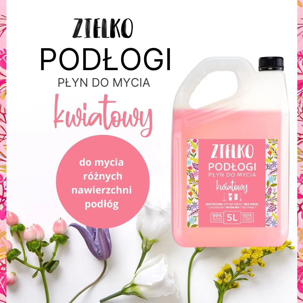 Sylveco Zielko gulvvask blomst 5L uden striber