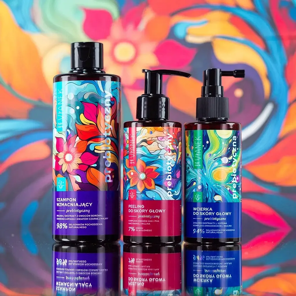 Vianek Prebiotisk Hårsæt shampoo peeling serum