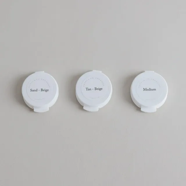 Toups and Co Mineral Foundation prøvesæt Light Set lys hud