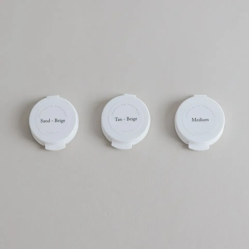 Toups and Co Mineral Foundation prøvesæt Light Set lys hud