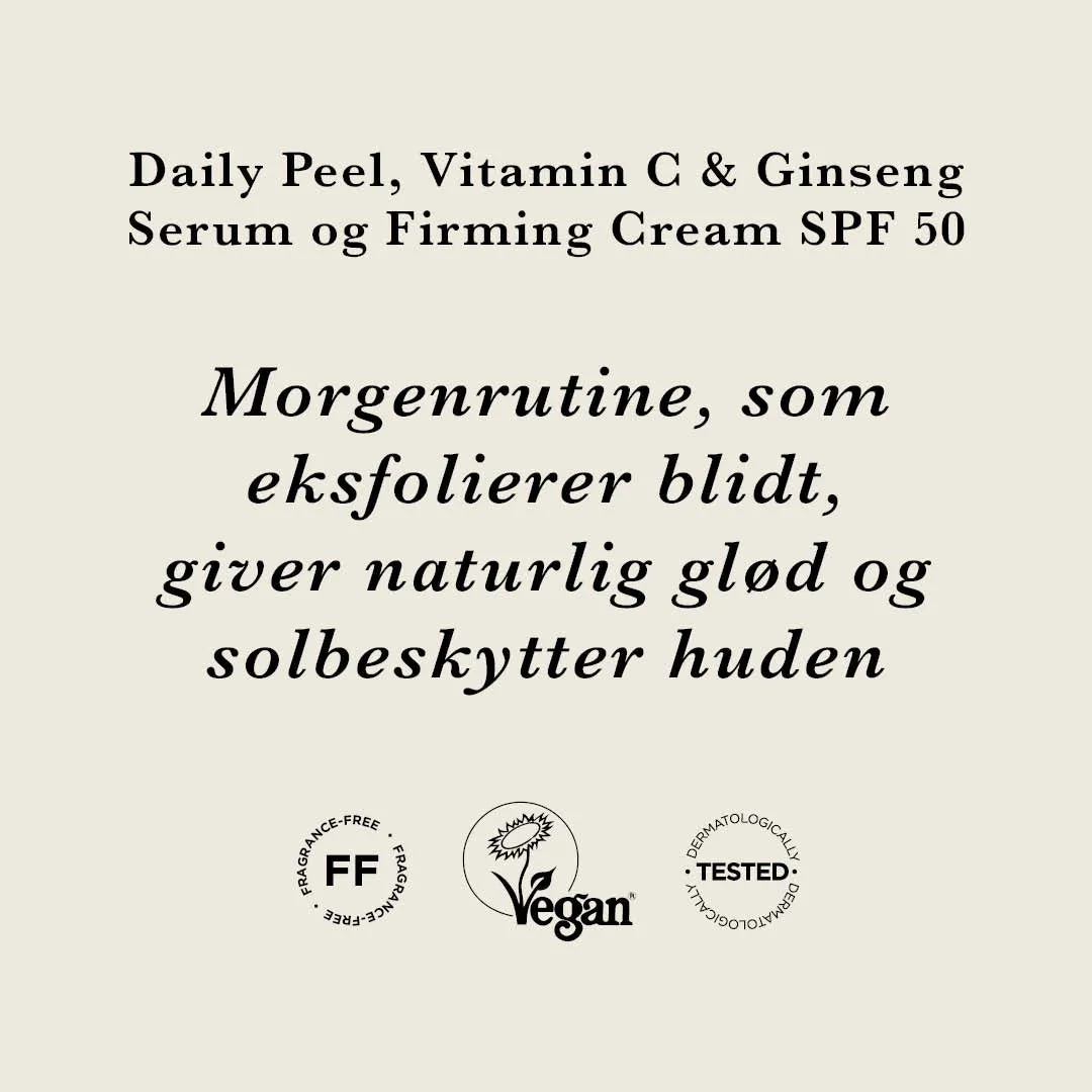 Ecooking Morgenrutine Ansigtssæt Parfumefri Glød