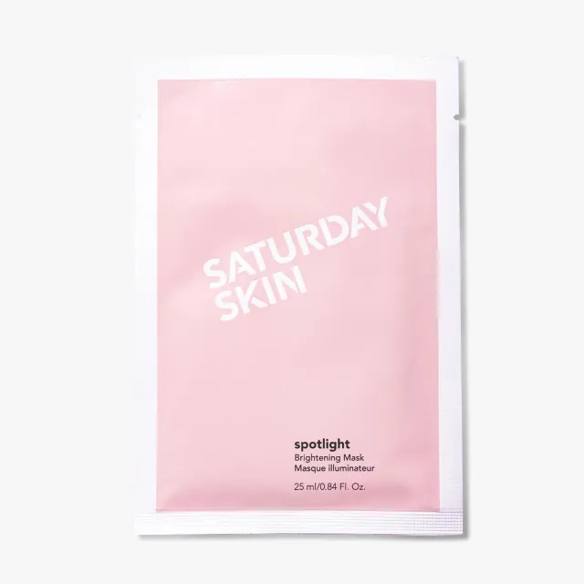 Saturday Skin Spotlight Brightening ansigtsmaske 1 stk glød