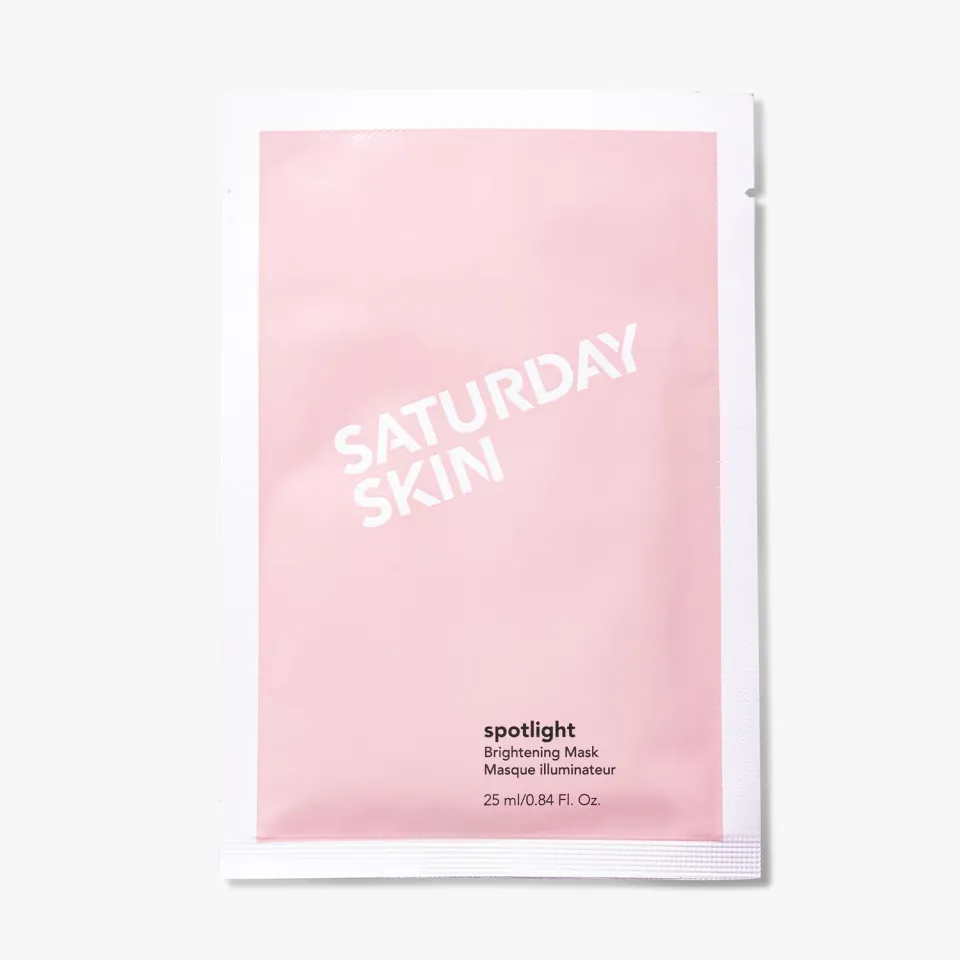 Saturday Skin Spotlight Brightening ansigtsmaske 1 stk glød