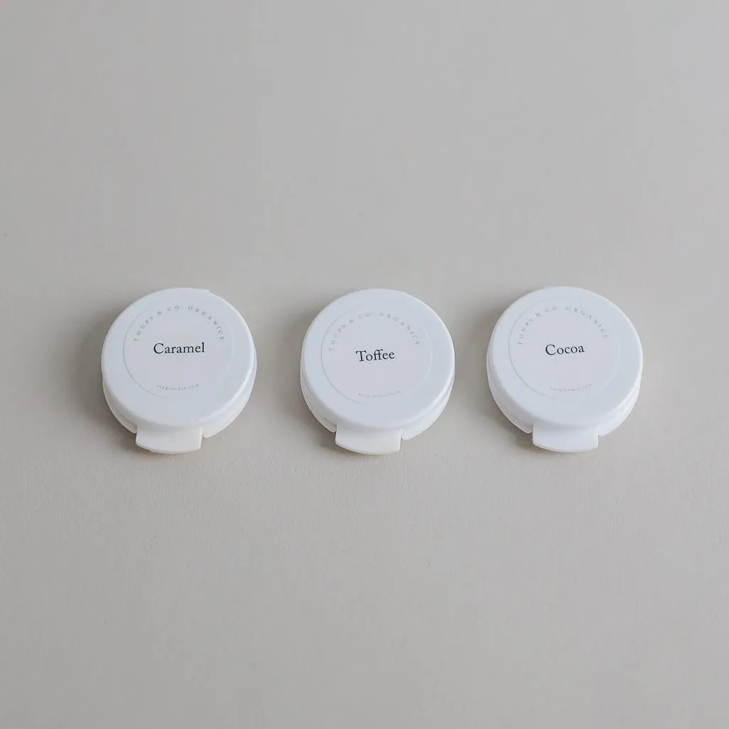 Toups and Co Mineral Foundation prøvesæt Light Set lys hud