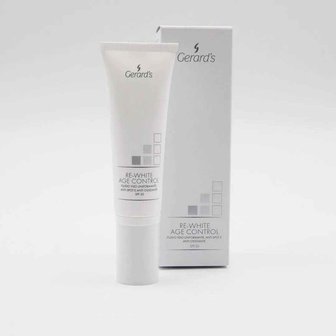 Gerard's Re-White Age Control ansigtscreme 50 ml SPF20