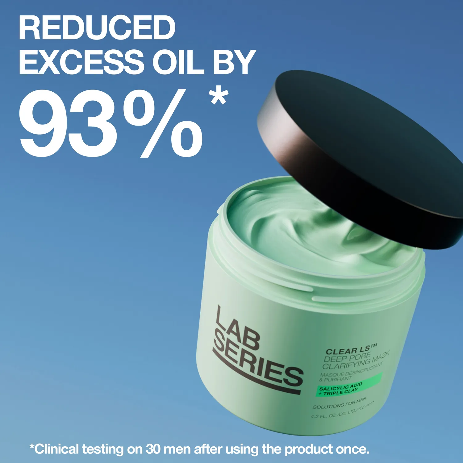 Lab Series Clear LS Deep Pore Clarifying lermaske 4.2 fl oz grøn ler