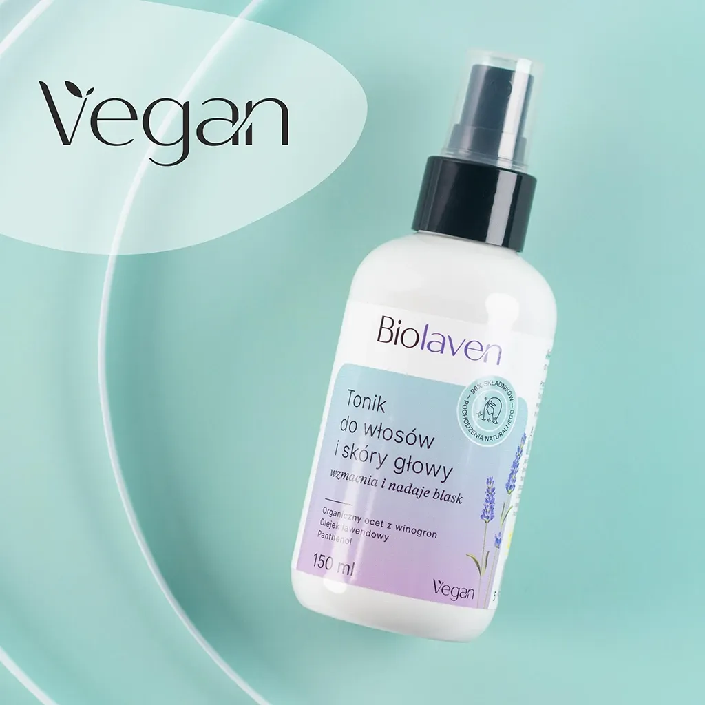 Biolaven hårtonic med drueeddike 150 ml glans