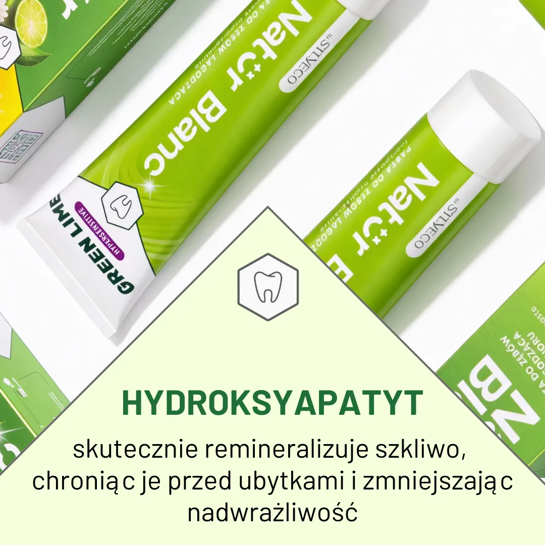 Sylveco Natur Blanc Green Lime tandpasta uden fluor
