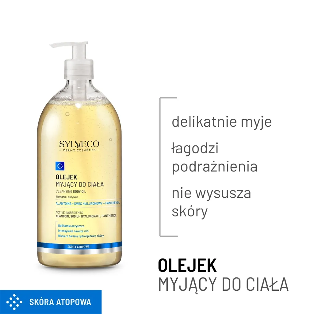 Sylveco Dermo badeolie 1000 ml atopisk hud