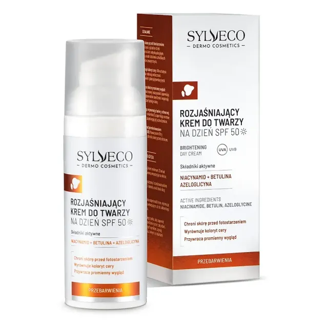 Sylveco Dermo lysnende dagcreme SPF50 pigmentpletter