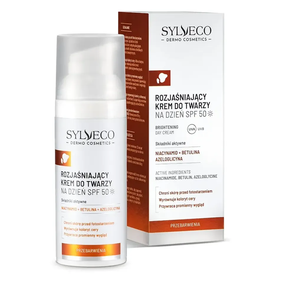 Sylveco Dermo lysnende dagcreme SPF50 pigmentpletter