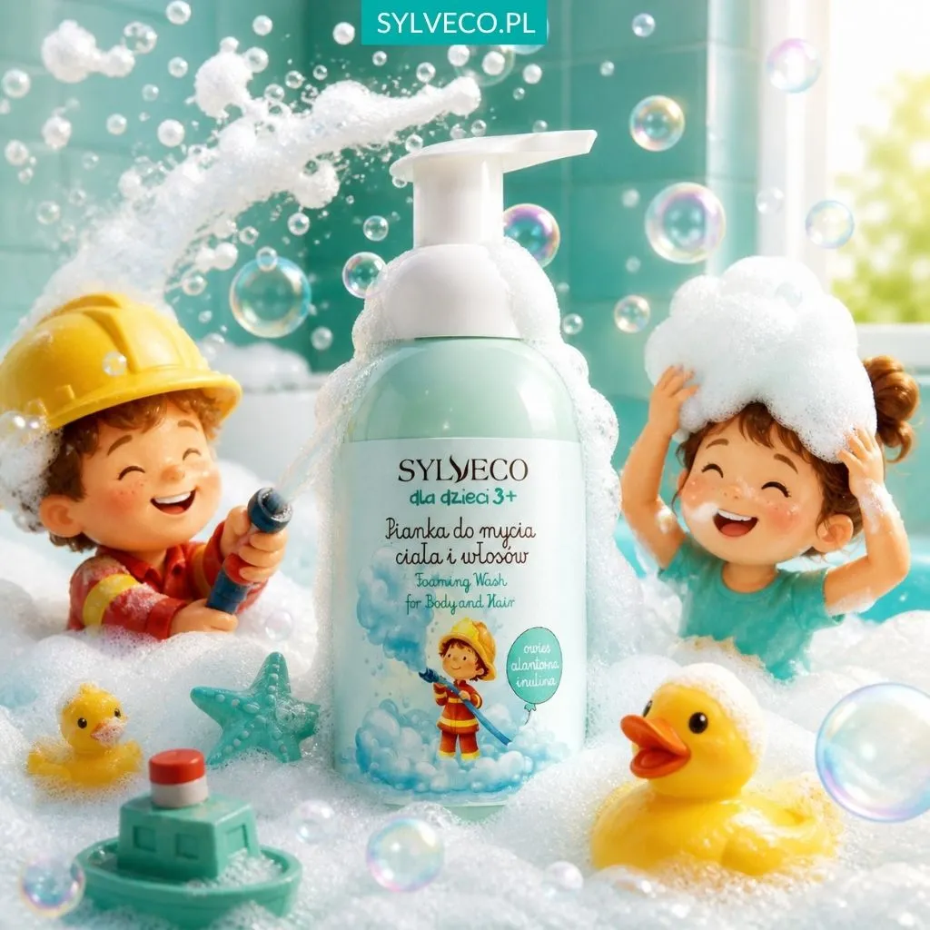 Sylveco Kids vaskeskum krop og hår 3+ bubblegum