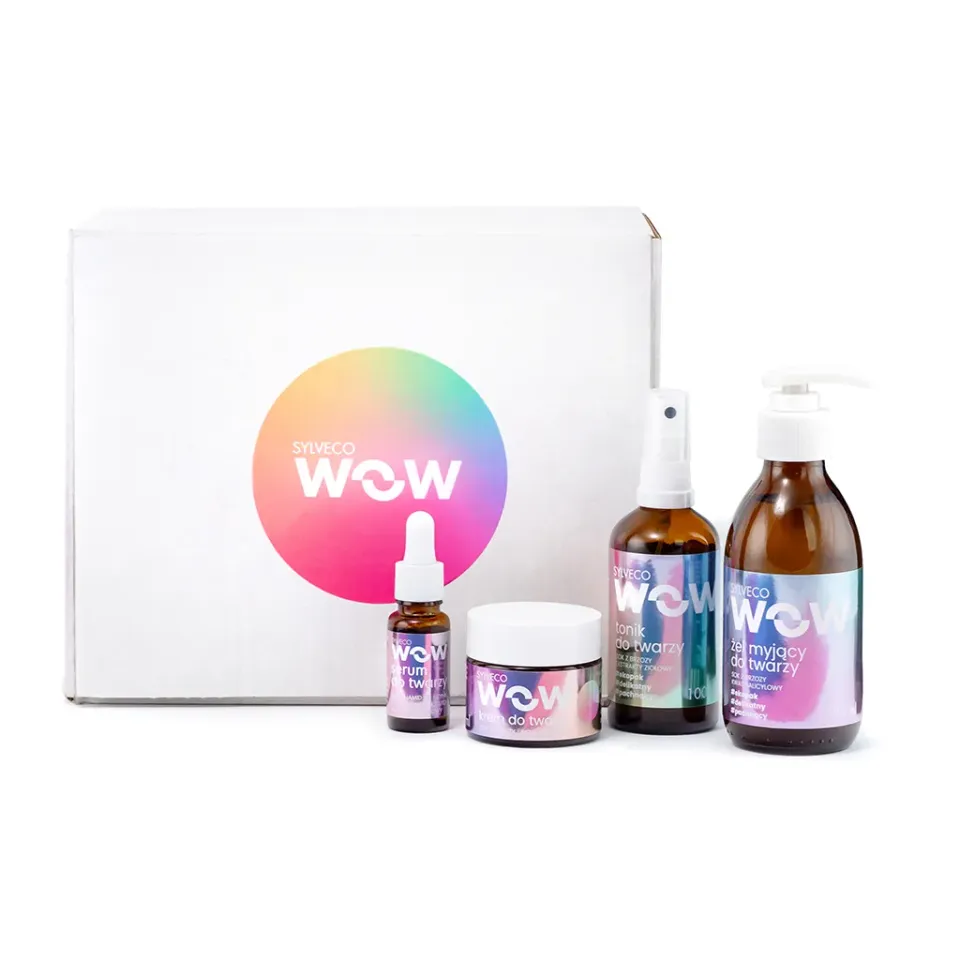 Sylveco Wow ansigtssæt teenager 4 dele uren hud