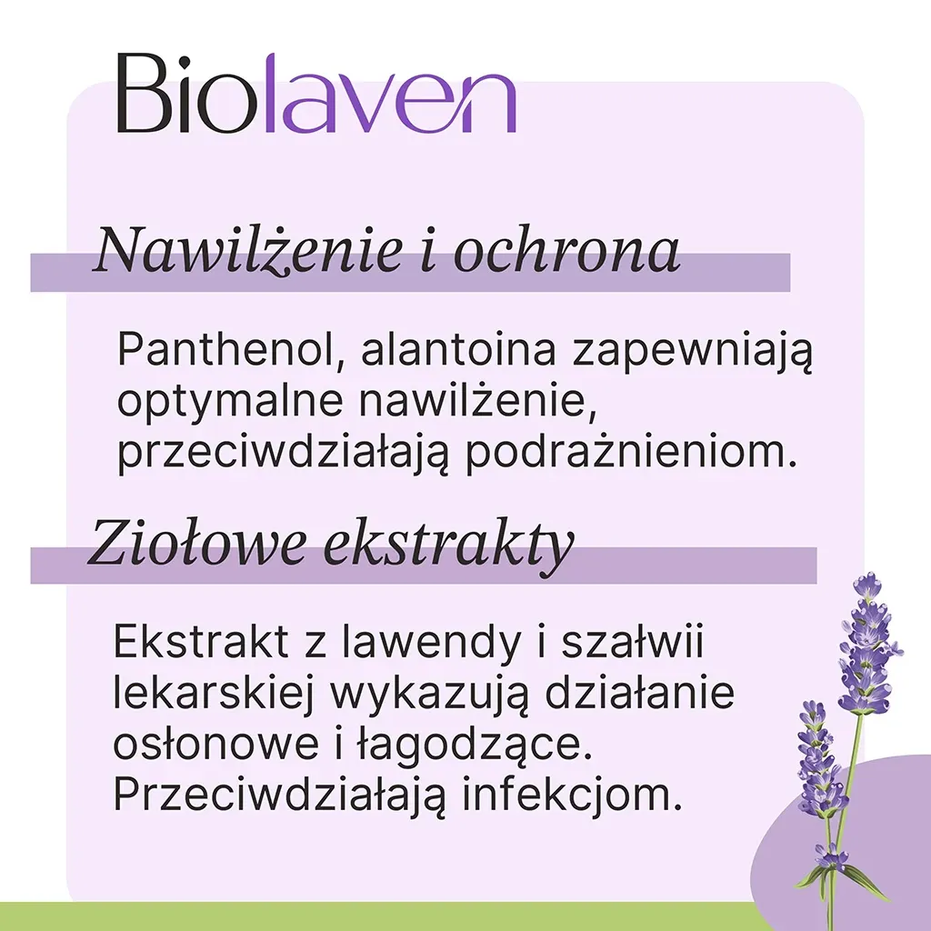 Biolaven intimskum lavendel daglig pleje