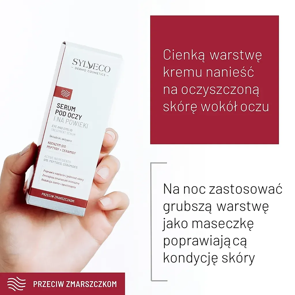 Sylveco Dermo øjenserum mod rynker Q10 peptid