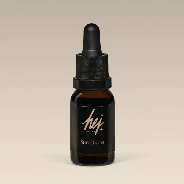 Hej Organic Sun Drops selvbruner dråber 15 ml naturlig glød