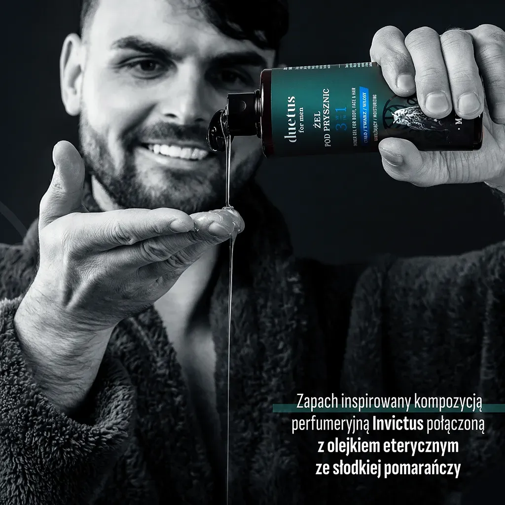 Duetus For Men Invictus showergel 3i1 fugt