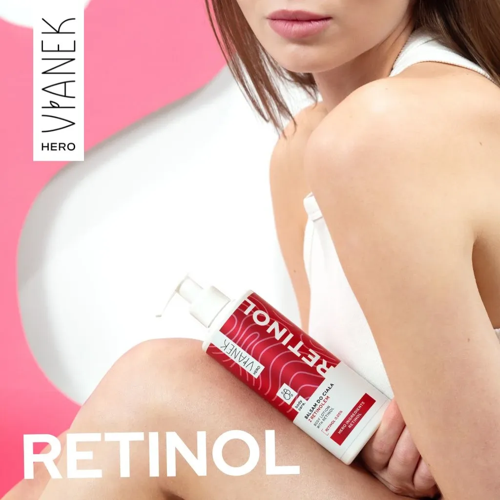 Vianek Hero bodylotion 0,05% retinol aftenpleje