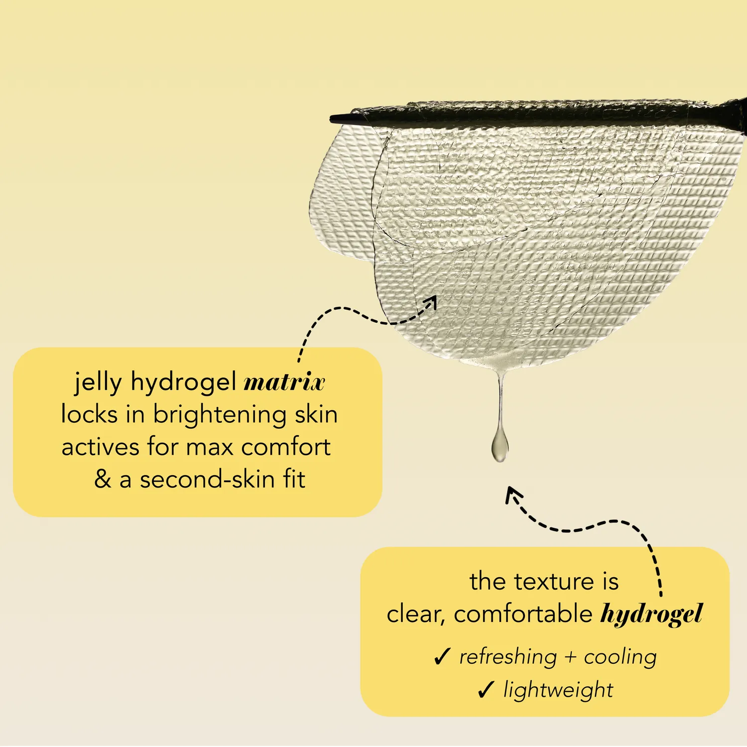 Saturday Skin Yuzu Butterfly hydrogelmaske opstrammende