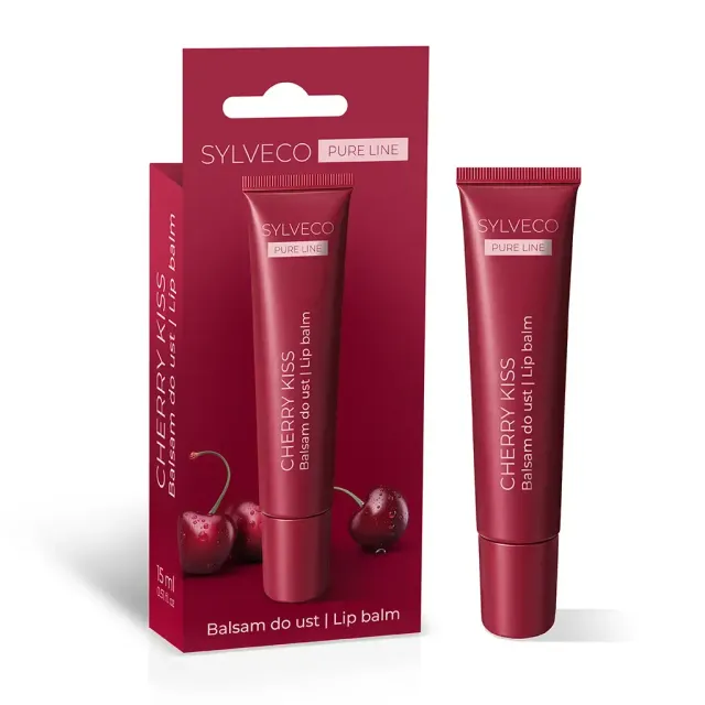 Sylveco Pure Line læbebalsam Cherry Kiss kirsebær