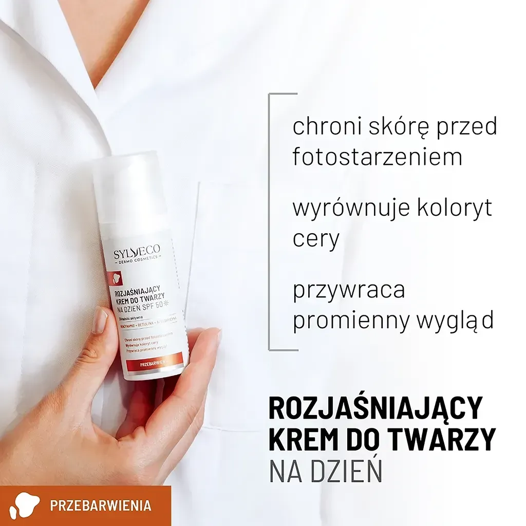 Sylveco Dermo lysnende dagcreme SPF50 pigmentpletter