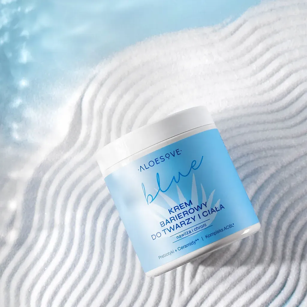 Aloesove Blue barrierecreme ansigt og krop aloe