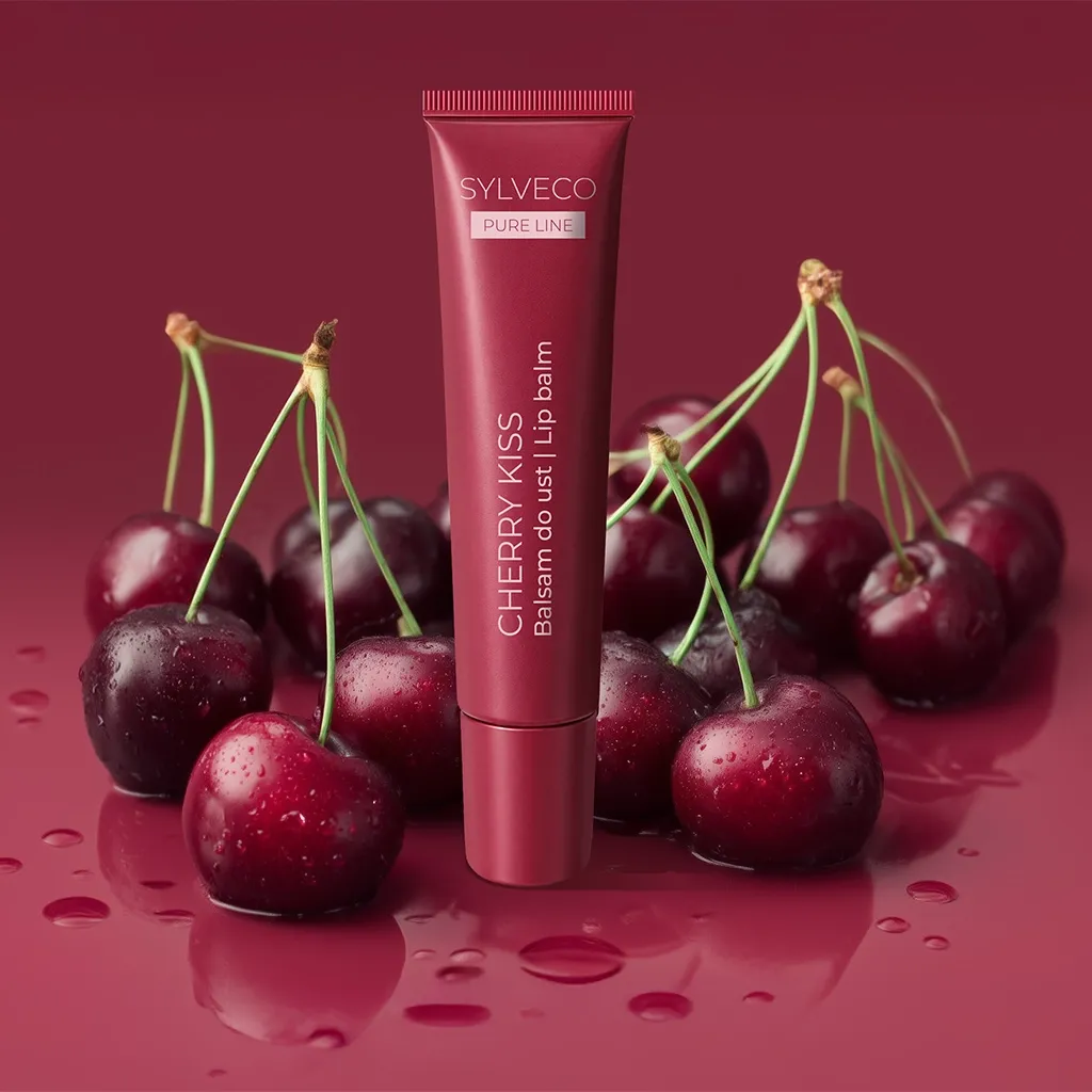 Sylveco Pure Line læbebalsam Cherry Kiss kirsebær