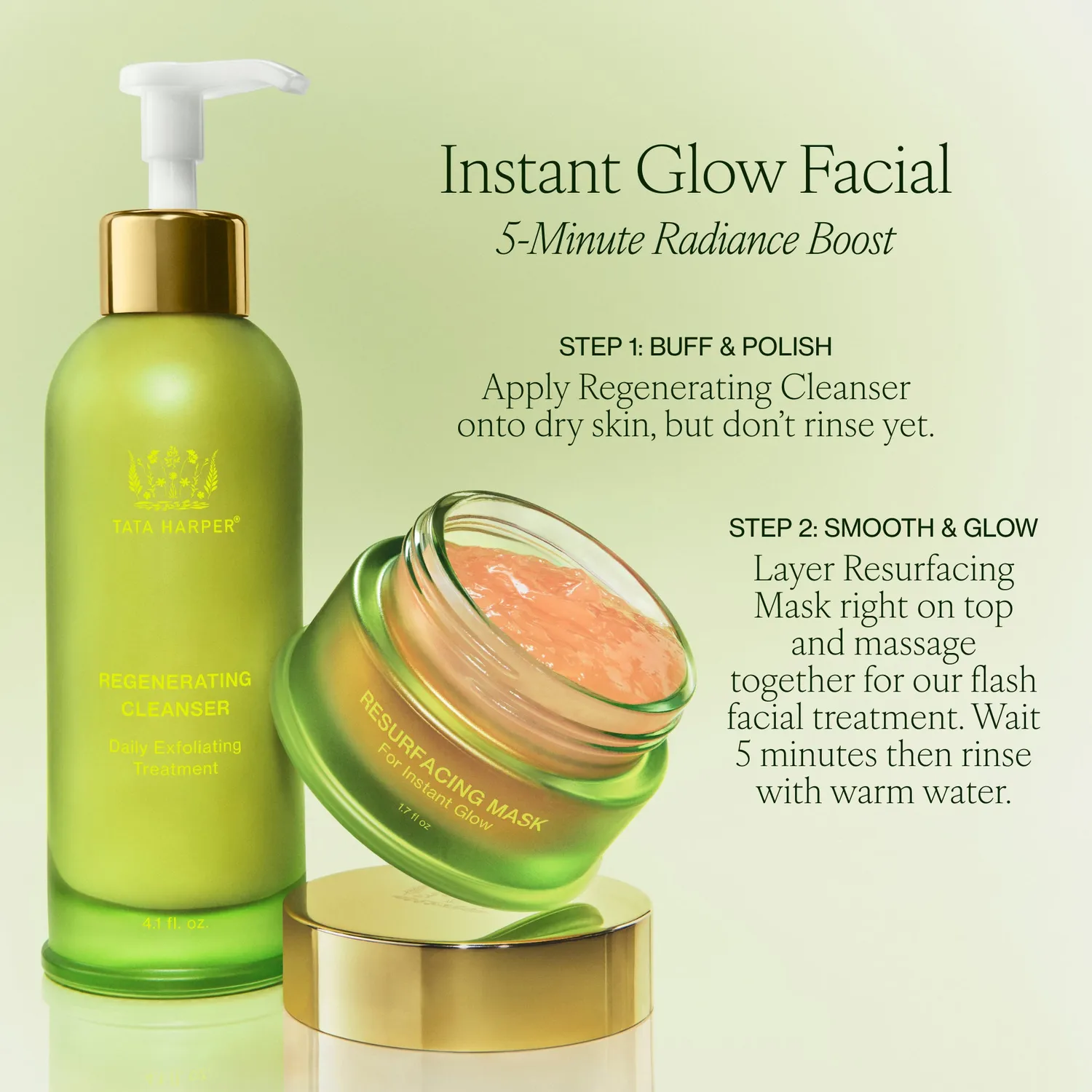 Tata Harper Resurfacing Mask ansigtsmaske 50 ml glød