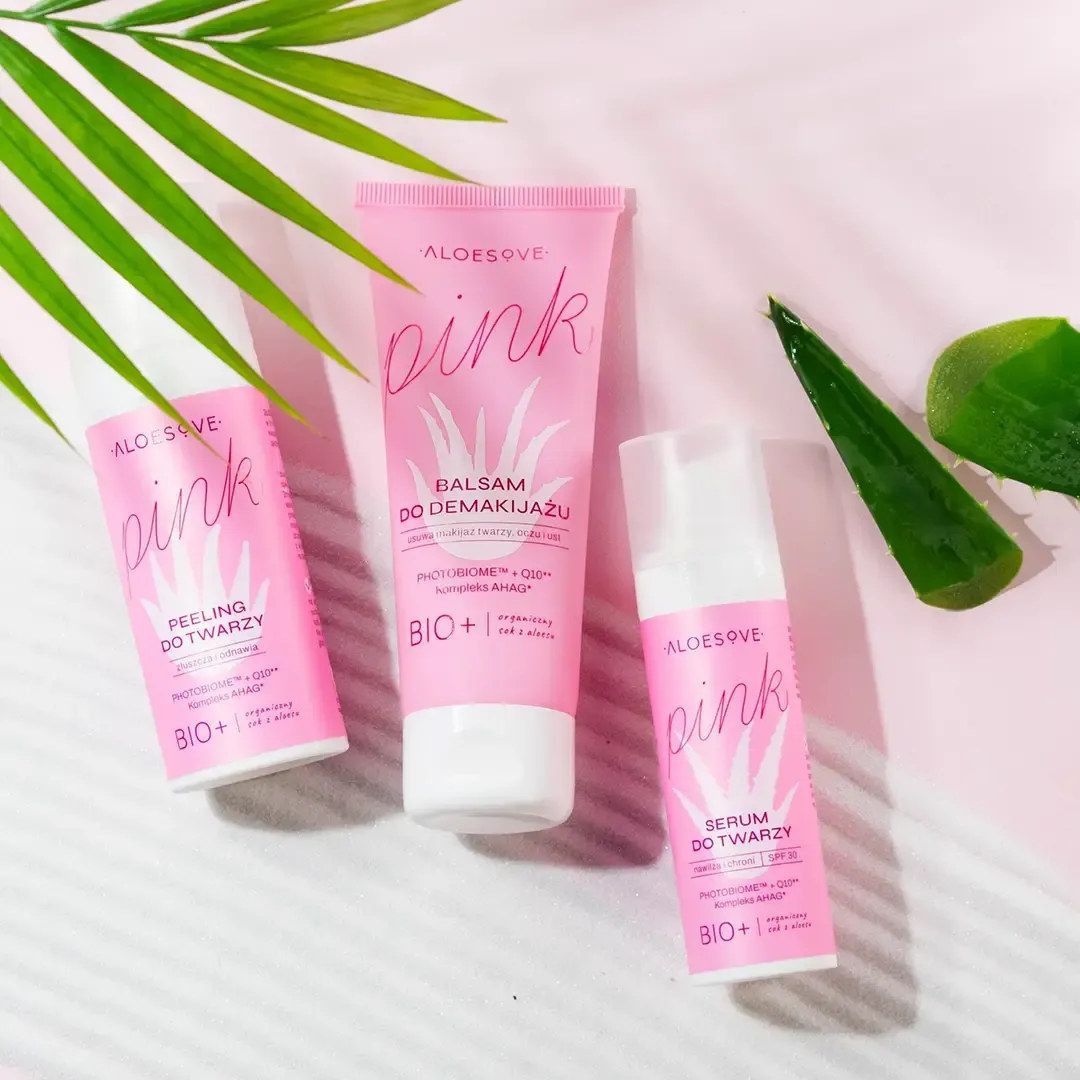 Sylveco Aloesove Pink ansigtspeeling syrepeeling mild 10% AHA