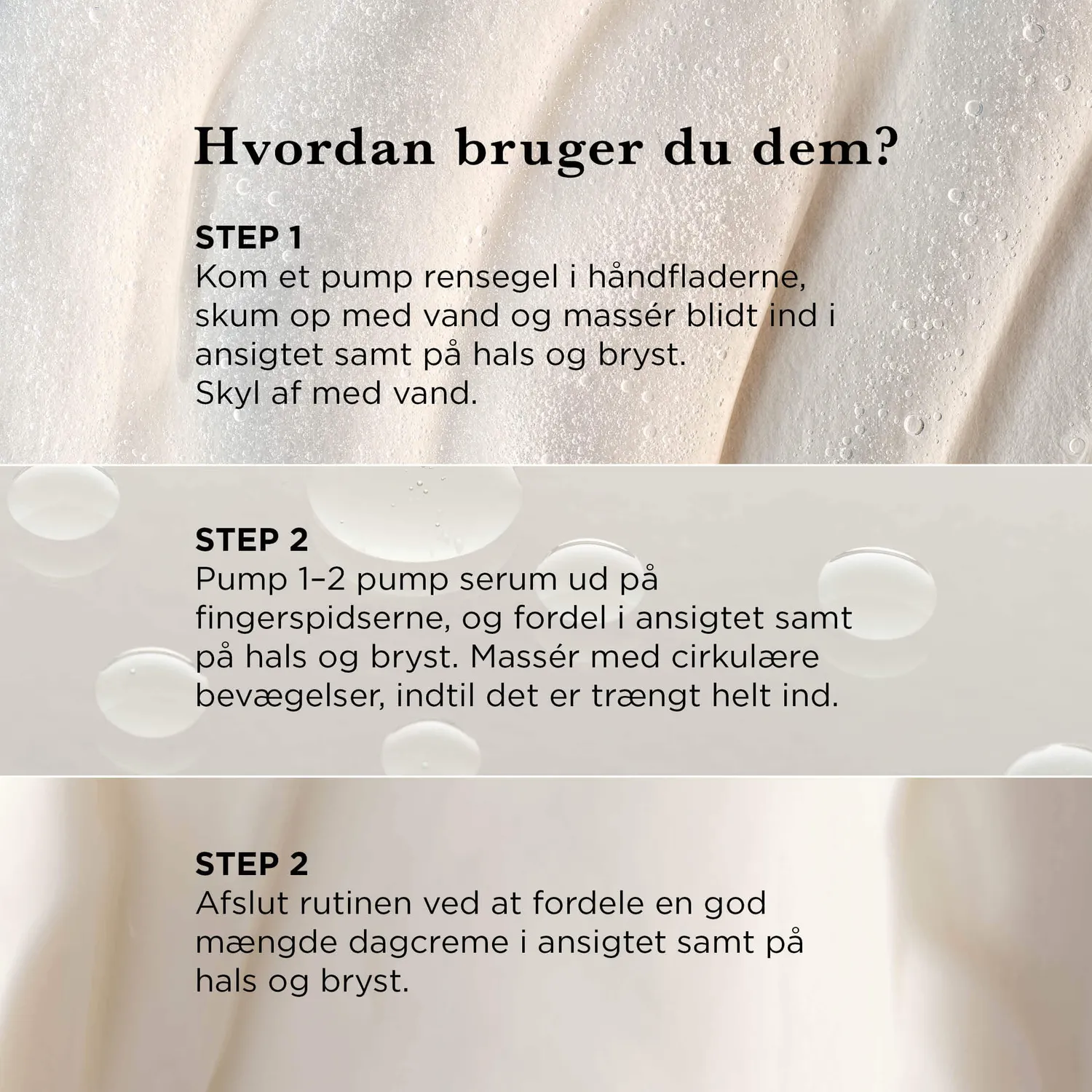 Ecooking Rutine Sæt Parfumefri rens serum dagcreme SPF20