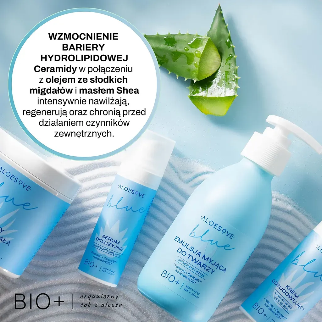 Aloesove Blue ansigtsserum okklusiv ceramid