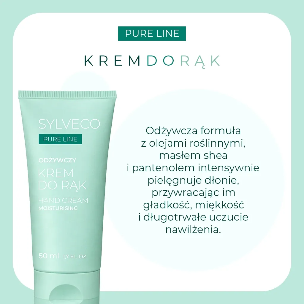 Sylveco Pure Line håndcreme nærende shea tør hud
