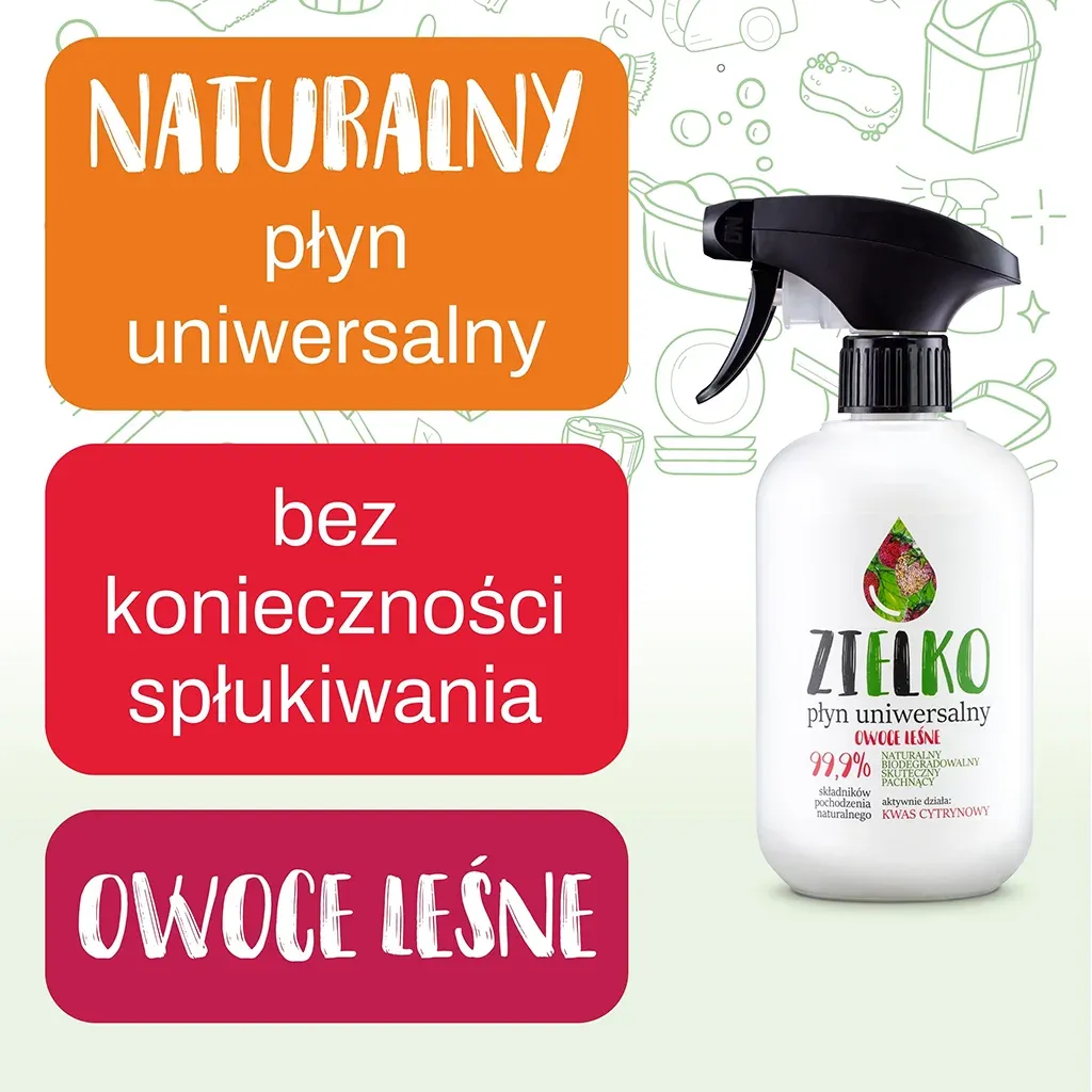 Zielko universalrengøring spray 4x500 ml stribefri