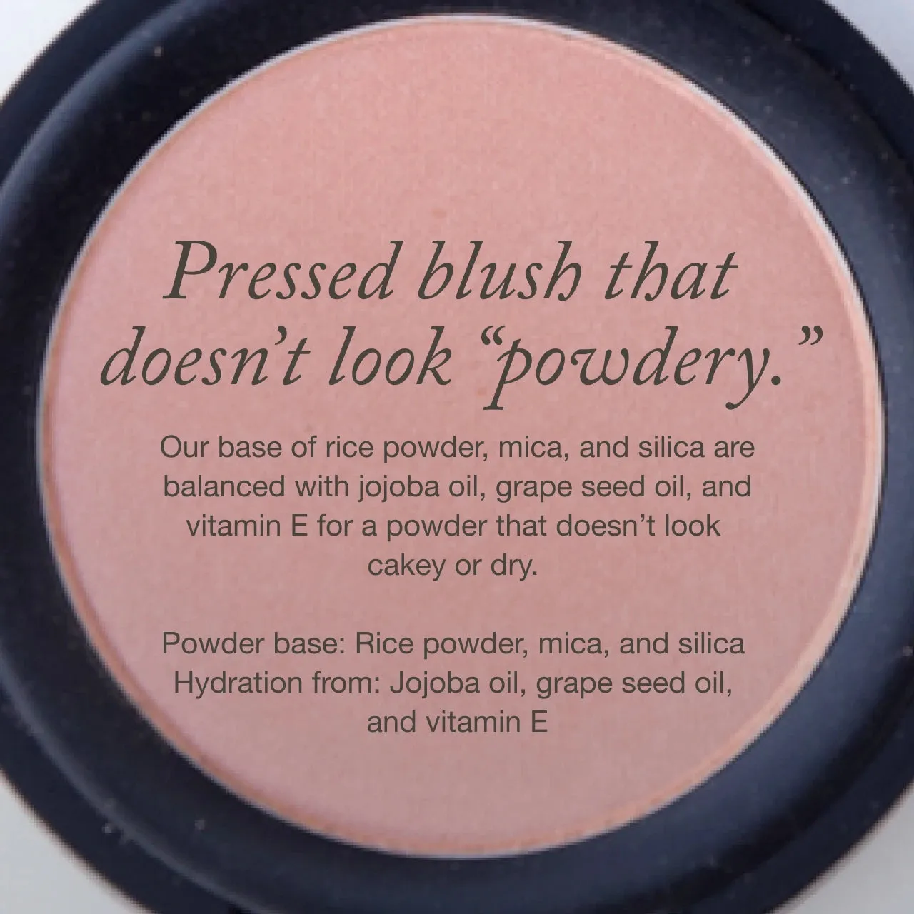 Toups and Co. Natural Pressed Blush okologisk