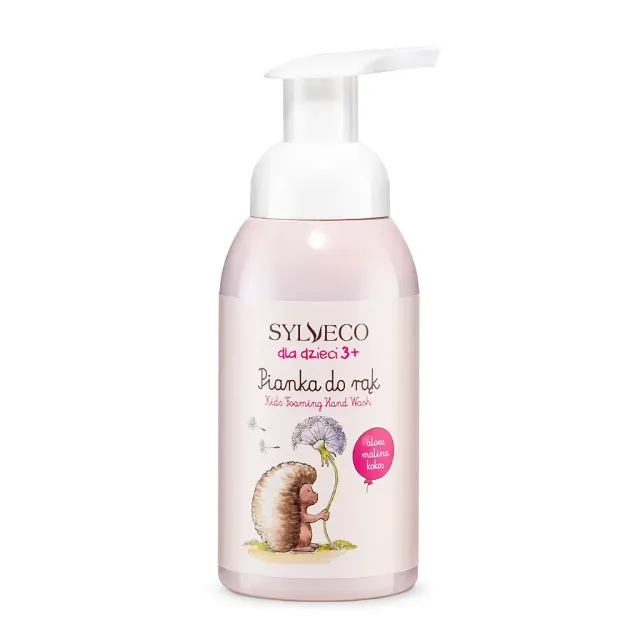 Sylveco børn 3+ håndskum hindbær mild sæbe