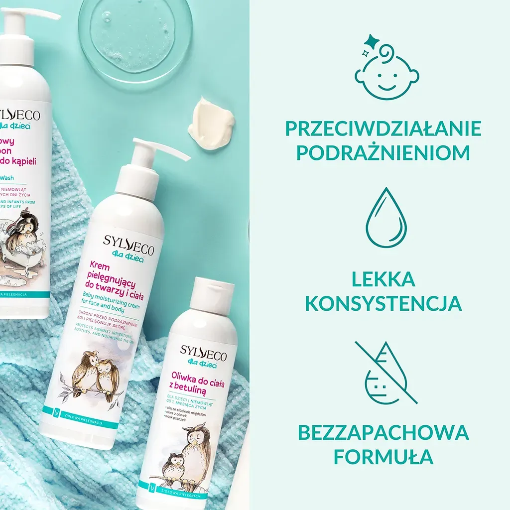 Sylveco børn plejecreme 300 ml uparfumeret
