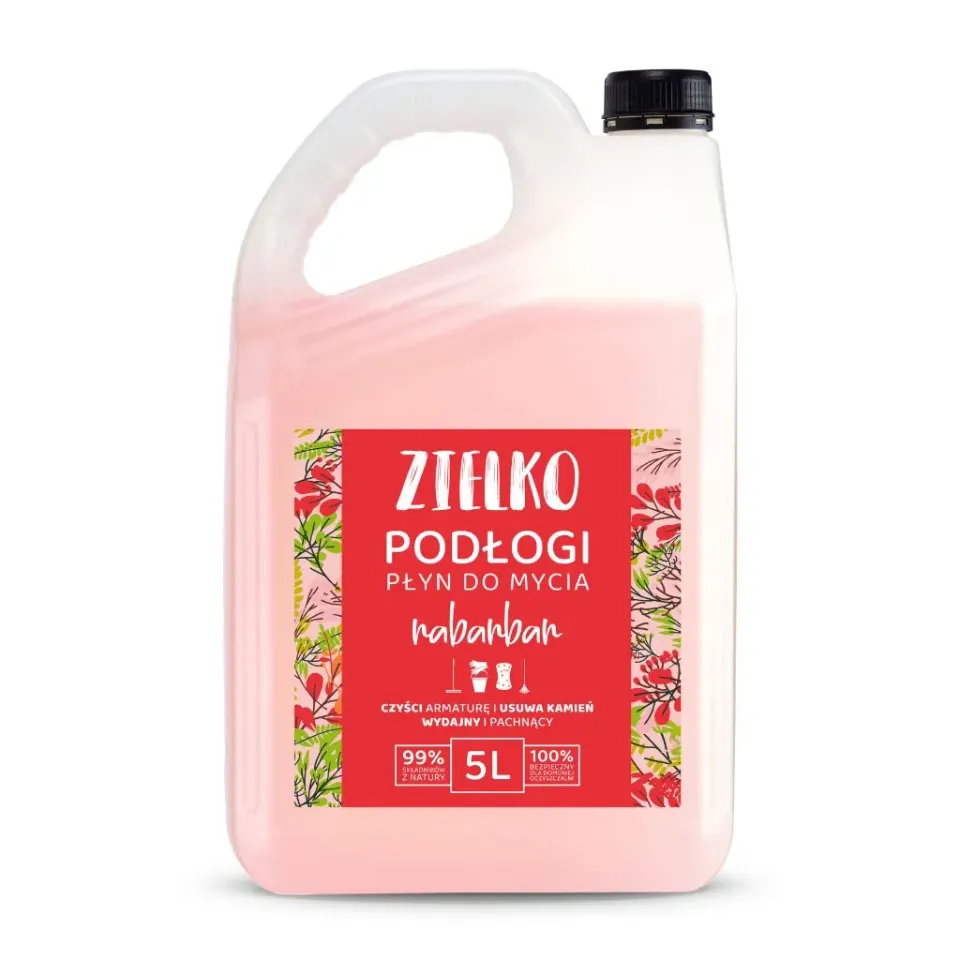 Zielko gulvvask rabarber 5 L til paneler og fliser