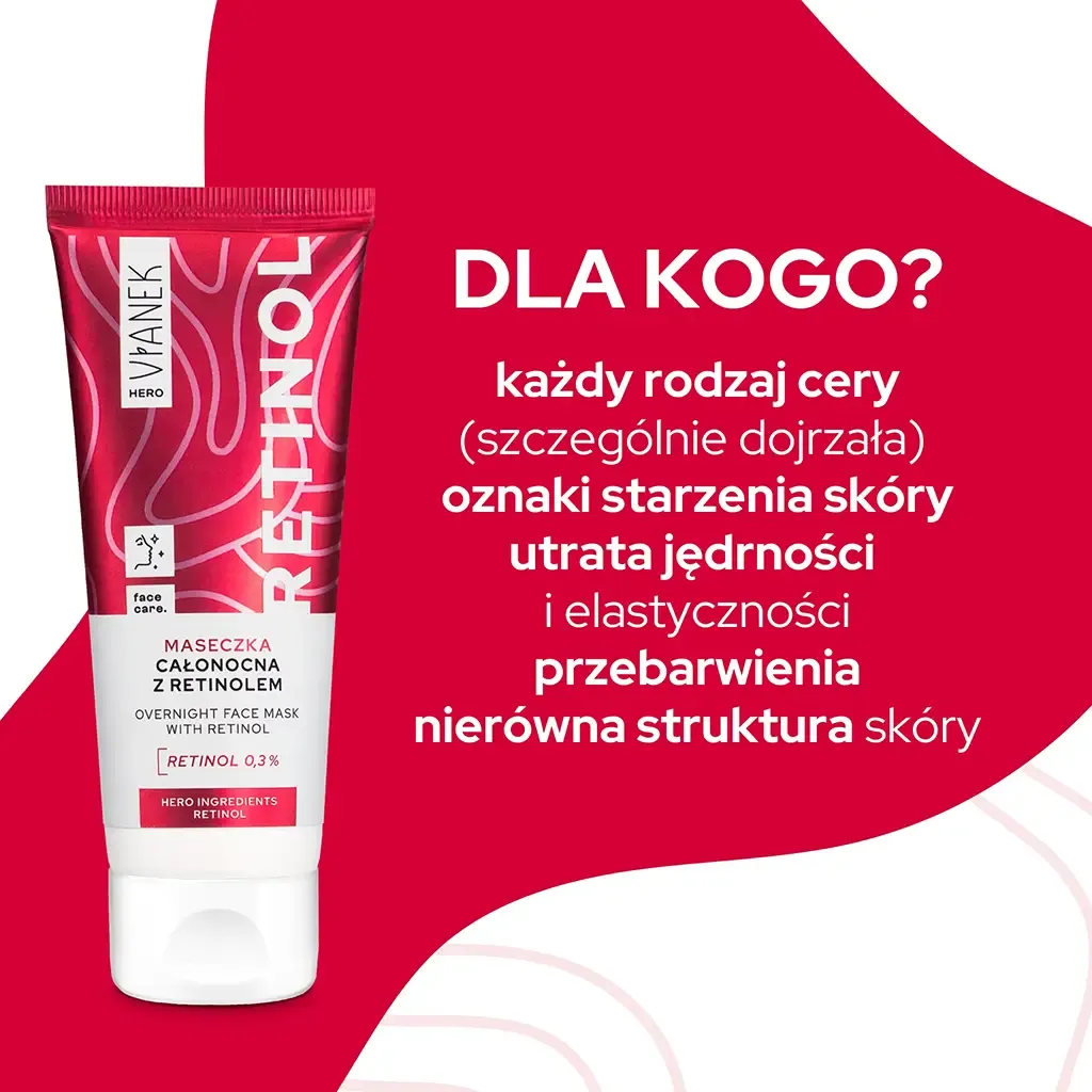 Sylveco Vianek Hero natmaske med retinol 0,3%