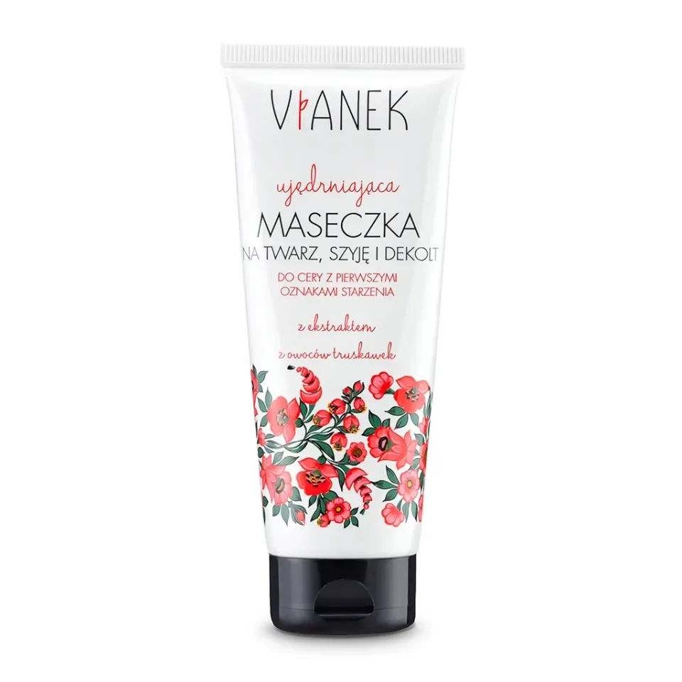 Vianek opstrammende ansigtsmaske jordbær 75 ml