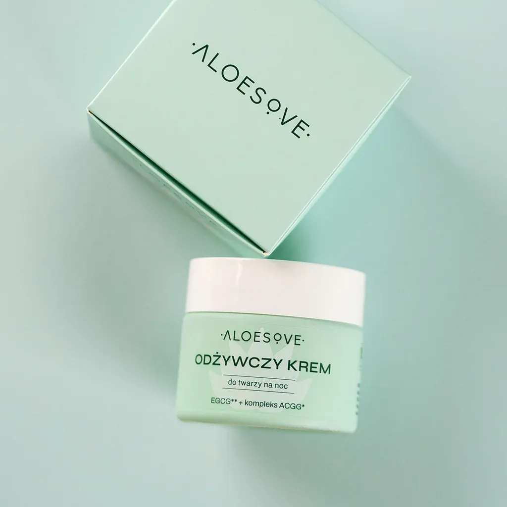 Aloesove natcreme ansigtscreme Q10 shea